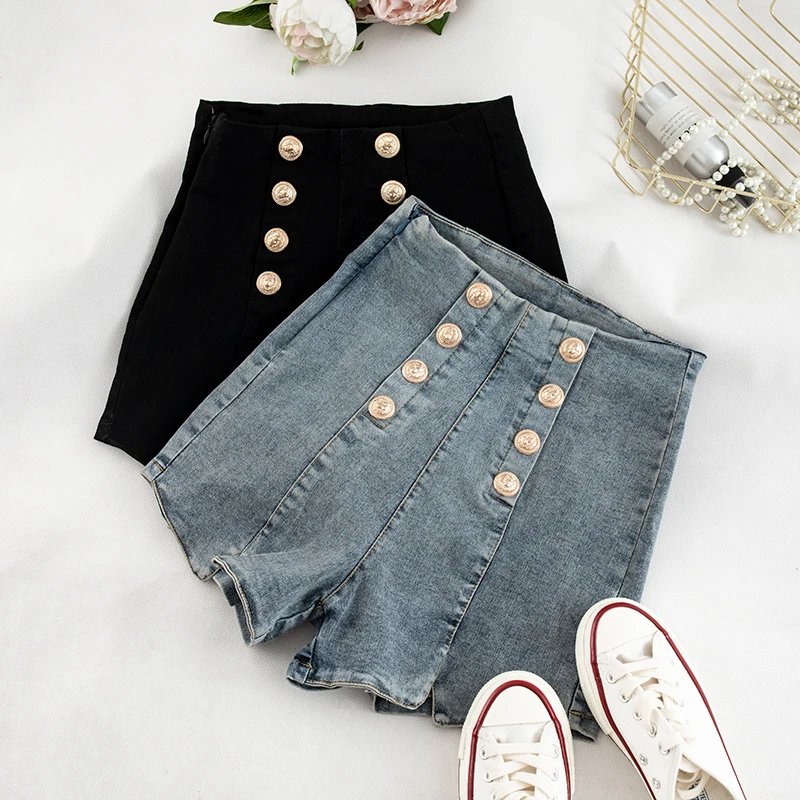High Waist Denim Shorts Women Vintage Button Shorts Jeans Female 2019 Summer Sexy Brand Pocket Wash Denim Shorts Hot Sale
High Waist Denim Shorts Women Vintage Button Shorts Jeans Female 2019 Summer Sexy Brand Pocket Wash Denim Shorts Hot Sale