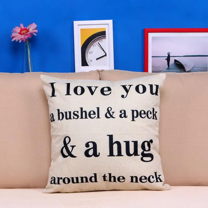 New Qualified 2017 New Hot I Love You A Bushel And A Peck Sofa Bed Home Decor Cushion New Levert Dropship dig6426
New Qualified 2017 New Hot I Love You A Bushel And A Peck Sofa Bed Home Decor Cushion New Levert Dropship dig6426