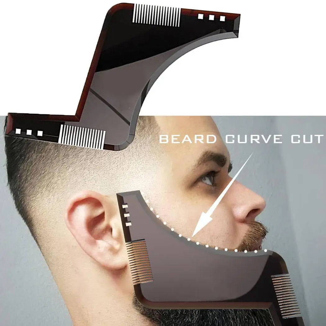 Double-side Beard Shaping Styling Template Comb Men's Quality Beard Brown Trim Shaving ABS Comb Beauty Tool for Hair Beard Combs
Double-side Beard Shaping Styling Template Comb Men's Quality Beard Brown Trim Shaving ABS Comb Beauty Tool for Hair Beard Combs