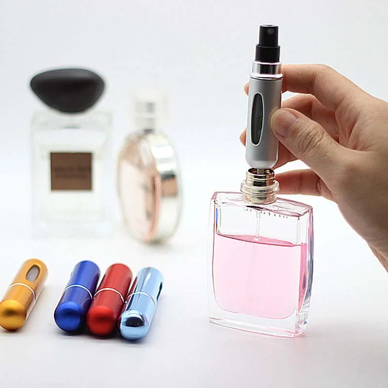 Dropshipping Cosmetic bottle aluminum 5ml rechargeable metal perfume bottle portable makeup bottle 13 color optional
Dropshipping Cosmetic bottle aluminum 5ml rechargeable metal perfume bottle portable makeup bottle 13 color optional