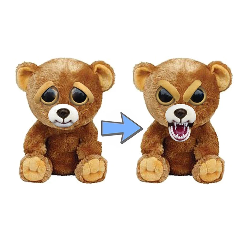 Feisty Pets Funny Change Face Plush Toys Animal Dolls Children Toys   For Girls  Prank Toy Christmas Gift Fast Shipping (7)