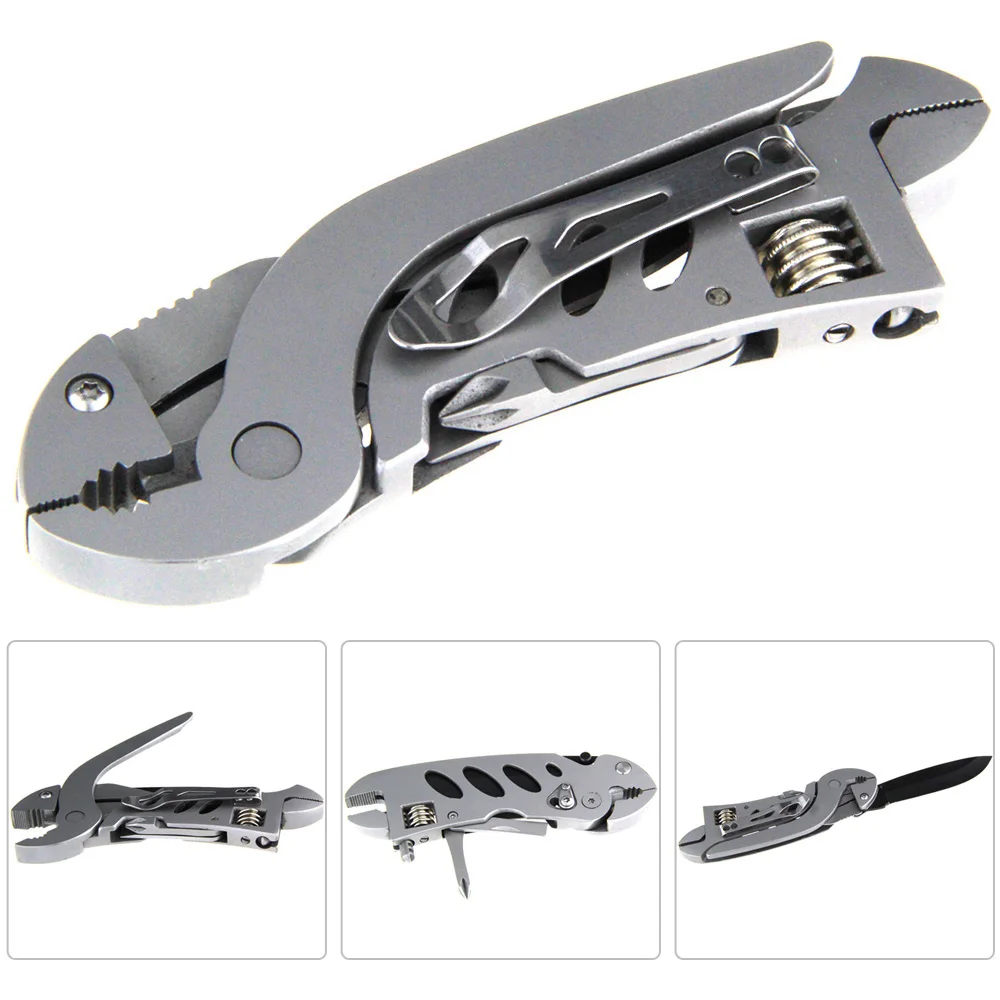 HakkaDeal Portable Multi-function 5 in 1 Wrench Jaw Screwdriver Plier Knife Multipurpose Tool Set Disassemble Tool
HakkaDeal Portable Multi-function 5 in 1 Wrench Jaw Screwdriver Plier Knife Multipurpose Tool Set Disassemble Tool