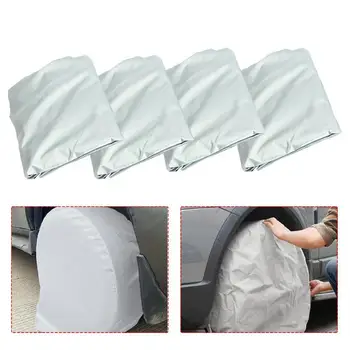 4pcs/set Autocovers Auto Car Tire Covers Waterproof Aluminum Film Tire Sun Protectors Summer Sunshade for Car Truck RV SUV
4pcs/set Autocovers Auto Car Tire Covers Waterproof Aluminum Film Tire Sun Protectors Summer Sunshade for Car Truck RV SUV