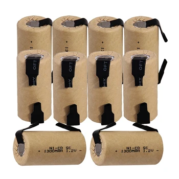 yeckpowo 10 pcs SC battery 1.2v SUBC batteries nicd rechargeable for power tools 1300mAh for drill screwdriver real capacity
yeckpowo 10 pcs SC battery 1.2v SUBC batteries nicd rechargeable for power tools 1300mAh for drill screwdriver real capacity