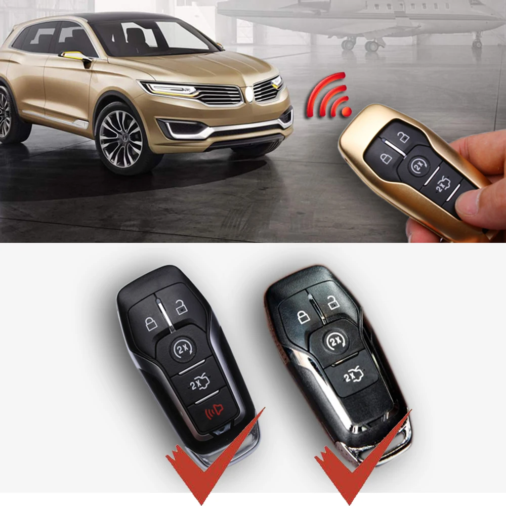5 Buttons Aluminium Alloy Car Remote Key Case Protective Key Skin Shell Holder For Lincoln MKC MKX MKZ Auto Accessories
5 Buttons Aluminium Alloy Car Remote Key Case Protective Key Skin Shell Holder For Lincoln MKC MKX MKZ Auto Accessories