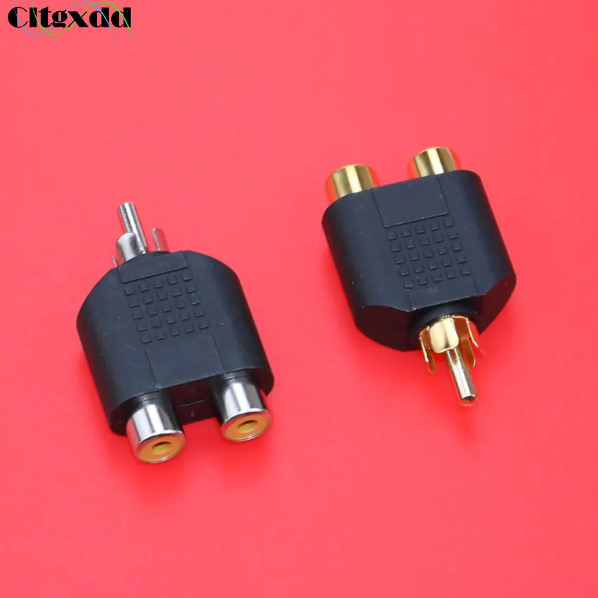 cltgxdd RCA Y Splitter AV Audio Video Plug Converter 1 Male to 2 Female audio Adapter Kit Lotus AV Jack RCA Plug
cltgxdd RCA Y Splitter AV Audio Video Plug Converter 1 Male to 2 Female audio Adapter Kit Lotus AV Jack RCA Plug