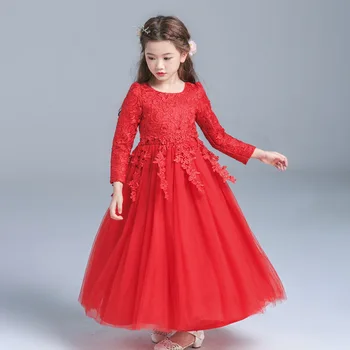 Formal Wedding Party Baby Girls Dresses 2018New Kids Clothes Solid Brief Cute Lace Princess Ball Gown Dresses For Girls 3-16Ys
Formal Wedding Party Baby Girls Dresses 2018New Kids Clothes Solid Brief Cute Lace Princess Ball Gown Dresses For Girls 3-16Ys