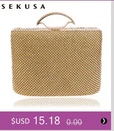 SEKUSA Evening Clutch Bags Diamond-Studded Evening Bag With Chain Shoulder Bag Women's Handbags Wallets Evening Bag For Wedding 4
