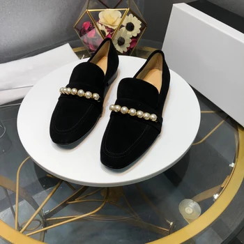 Kmeioo Elegant Office Shoes Woman Genuine Leather Pearl Loafers Round Toe Flats Slip On Flat Shoes Women Spring Autumn Flats
Kmeioo Elegant Office Shoes Woman Genuine Leather Pearl Loafers Round Toe Flats Slip On Flat Shoes Women Spring Autumn Flats