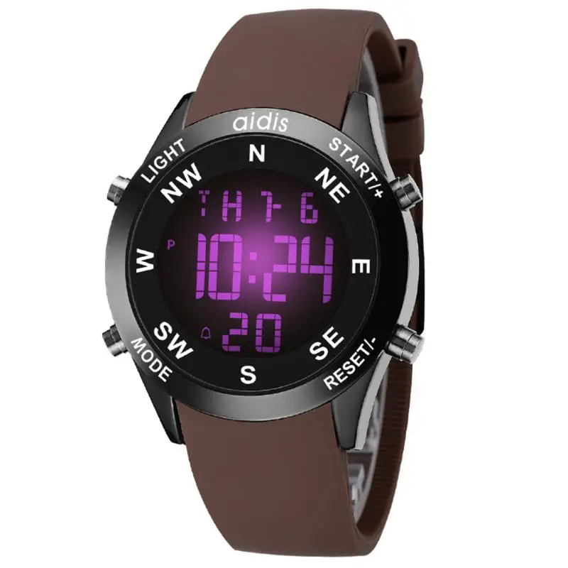 Backlight Digital Watch PU Leather Wrist Watches Man Electronic LED Display Wristwatch Male Business Clock
Backlight Digital Watch PU Leather Wrist Watches Man Electronic LED Display Wristwatch Male Business Clock