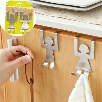 2pcs Creative Hooks For Hanging Cabinets Bag Cartoon Humanoid Door Back Hook Storage Hook Kitchen Bathroom Accessories Hot Sale
2pcs Creative Hooks For Hanging Cabinets Bag Cartoon Humanoid Door Back Hook Storage Hook Kitchen Bathroom Accessories Hot Sale