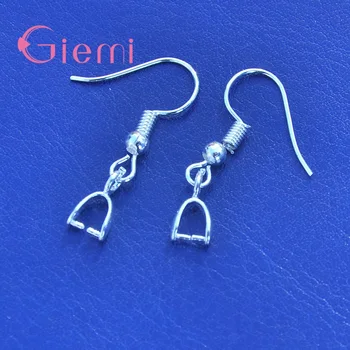 Wholesale 50pcs/lot(25pair/lot) 925 Sterling Silver Earring Accessories Top Quality Ear Hook Wire Jewelry Findings For Wom
Wholesale 50pcs/lot(25pair/lot) 925 Sterling Silver Earring Accessories Top Quality Ear Hook Wire Jewelry Findings For Wom