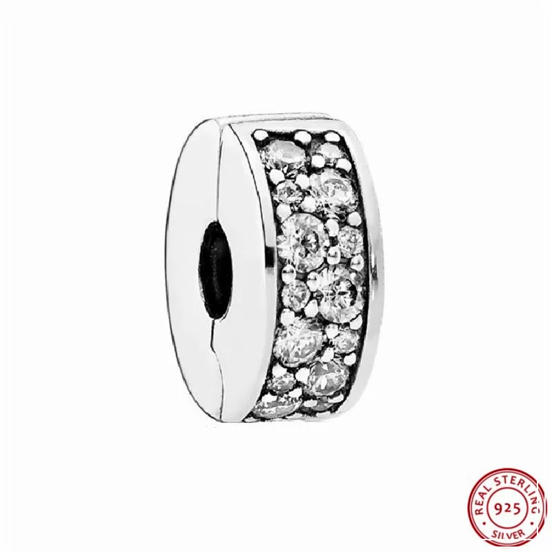 Clear CZ Shining Elegance Clip Charm Beads for Women Jewelry Making DIY Fit PANDORA Charms Silver 925 Original Wholesale CL011C
Clear CZ Shining Elegance Clip Charm Beads for Women Jewelry Making DIY Fit PANDORA Charms Silver 925 Original Wholesale CL011C