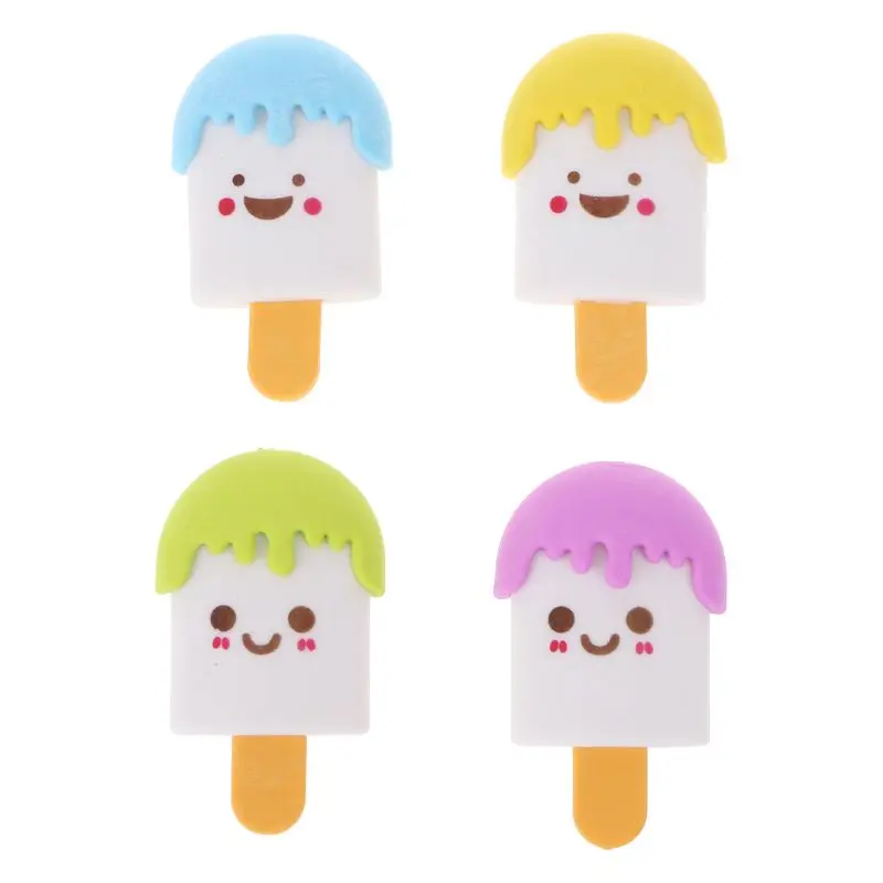 Cute 3D Cartoon Face Ice Cream Rubber Erasers Pencil Eraser For Kids School Supplies Stationery
Cute 3D Cartoon Face Ice Cream Rubber Erasers Pencil Eraser For Kids School Supplies Stationery