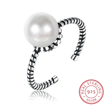 S925 Silver Ring Female Retro Ethnic Pearls Ring Shell Pearl Ring Jewelry for Women
S925 Silver Ring Female Retro Ethnic Pearls Ring Shell Pearl Ring Jewelry for Women