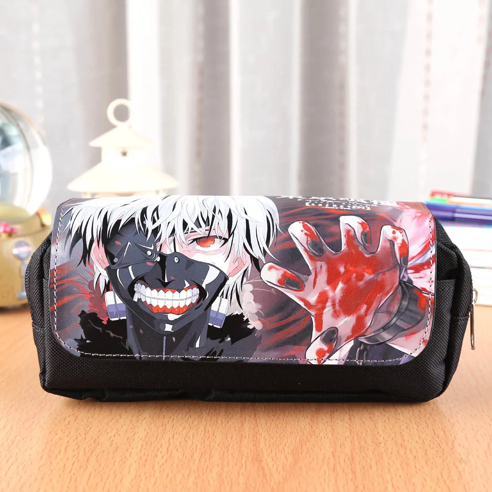 Аниме Токийский Гуль косметичка Kaneki Ken аксессуары для косплея Подарочная сумка для хранения большой емкости с двойной молнией
Аниме Токийский Гуль косметичка Kaneki Ken аксессуары для косплея Подарочная сумка для хранения большой емкости с двойной молнией