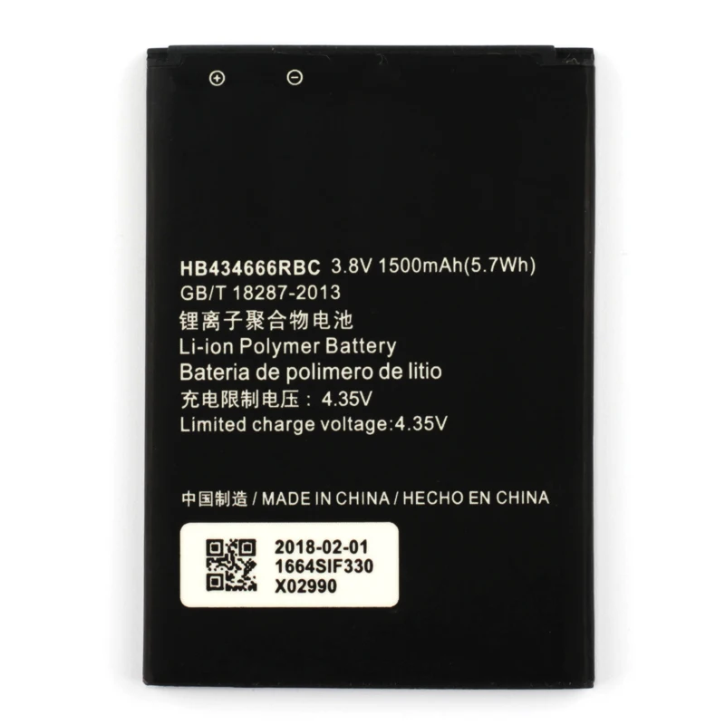 Original High Capacity HB434666RBC phone battery For Huawei E5573 E5573S E5573s-32 E5573s-320 E5573s-606 E5573s-806 1500mAh
Original High Capacity HB434666RBC phone battery For Huawei E5573 E5573S E5573s-32 E5573s-320 E5573s-606 E5573s-806 1500mAh