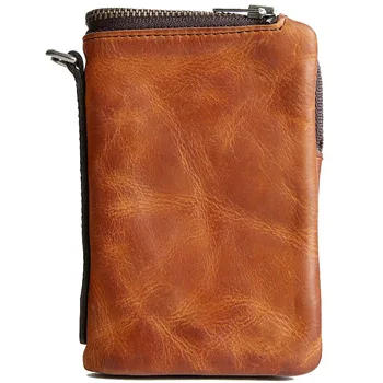Genuine Crazy Horse Leather Short Women Men Wallets Vintage Trifold Zip Coin Pocket Purse Real Cowhide
Genuine Crazy Horse Leather Short Women Men Wallets Vintage Trifold Zip Coin Pocket Purse Real Cowhide
