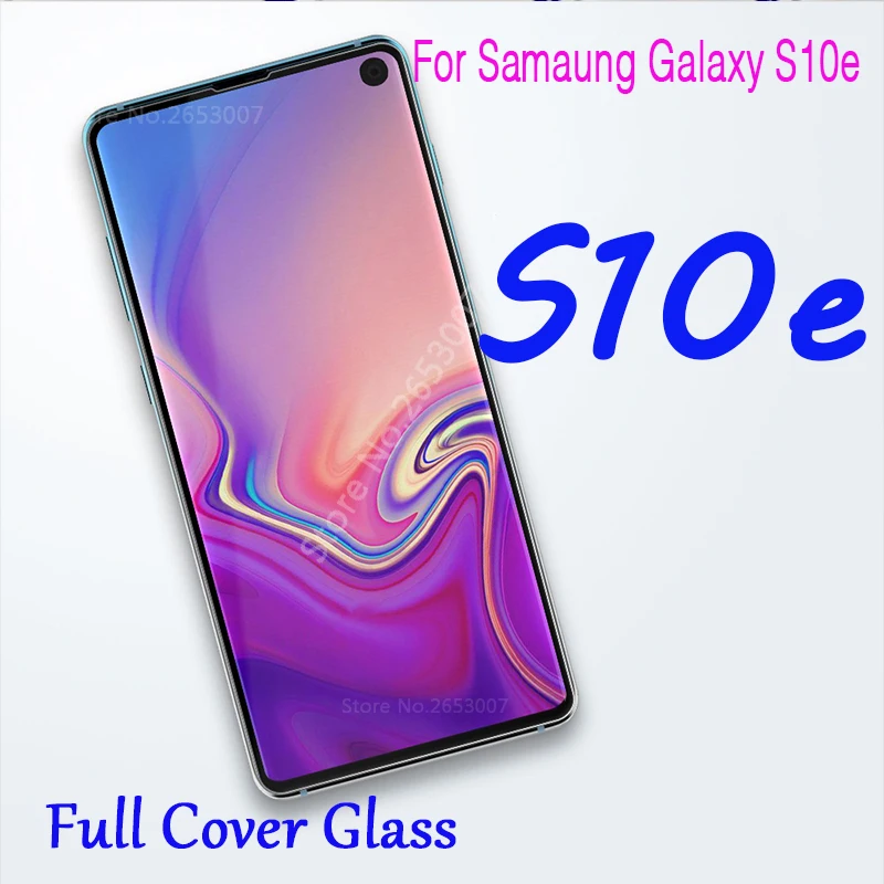 Стекло с полным покрытием для Samsung Galaxy S10e M10 M20 A9S A8S A7 2018 J4 J6 J9 Plus 3D круглый изогнутый