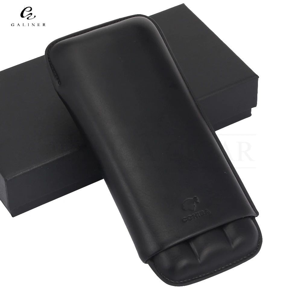 COHIBA Portable Cigar Humidor Leather Travel Cigar Case Mini Cigars Box Holder Holds 3 Cigars With Gift Box
COHIBA Portable Cigar Humidor Leather Travel Cigar Case Mini Cigars Box Holder Holds 3 Cigars With Gift Box