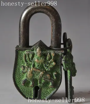 old chinese Tibet Buddhism bronze copper Manjusri Bodhisattva Locks keys statues
old chinese Tibet Buddhism bronze copper Manjusri Bodhisattva Locks keys statues