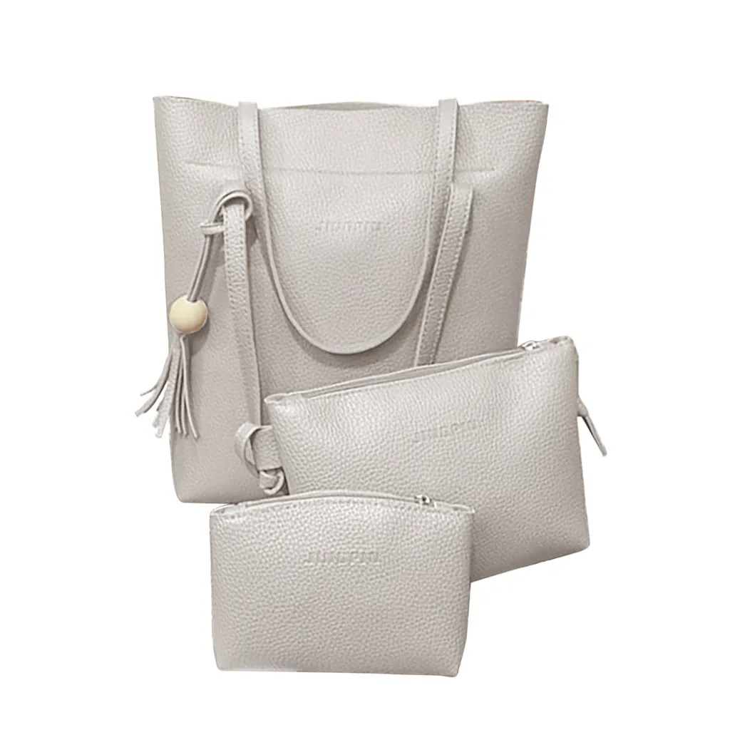 4pcs/Set PU Leather Tassels Shoulder Bag Women Big Capacity Tote Portable Handbag Mini Clutch Card Bags Travel Messenger Bag
4pcs/Set PU Leather Tassels Shoulder Bag Women Big Capacity Tote Portable Handbag Mini Clutch Card Bags Travel Messenger Bag