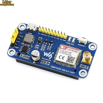 NB-IoT HAT for Raspberry Pi, Based on SIM7020E, B1/B3/B5/B8/B20/B28 Bands,for Europe, Asia, Africa, Australia
NB-IoT HAT for Raspberry Pi, Based on SIM7020E, B1/B3/B5/B8/B20/B28 Bands,for Europe, Asia, Africa, Australia