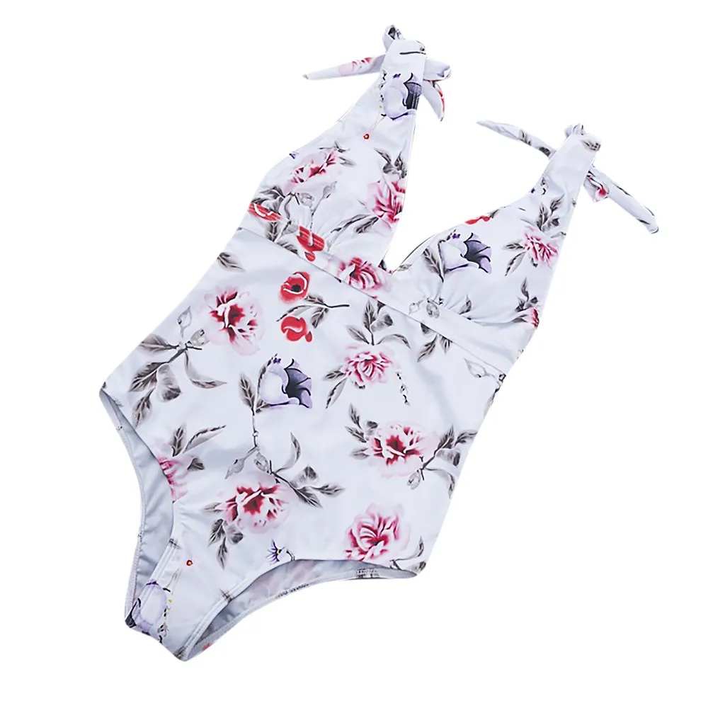 Sexy One Piece Swimsuit Women 2019 Summer Beachwear Halter Push Up Bikini Set Swimsuit Female Floral Print
Sexy One Piece Swimsuit Women 2019 Summer Beachwear Halter Push Up Bikini Set Swimsuit Female Floral Print