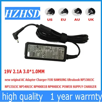 19V 2.1A 40w 3.0*1.0MM new original AC Adapter Charger FOR SAMSUNG Ultrabook NP530U3C NP535U3C NP540U3C NP900X1B NP900X3C
19V 2.1A 40w 3.0*1.0MM new original AC Adapter Charger FOR SAMSUNG Ultrabook NP530U3C NP535U3C NP540U3C NP900X1B NP900X3C