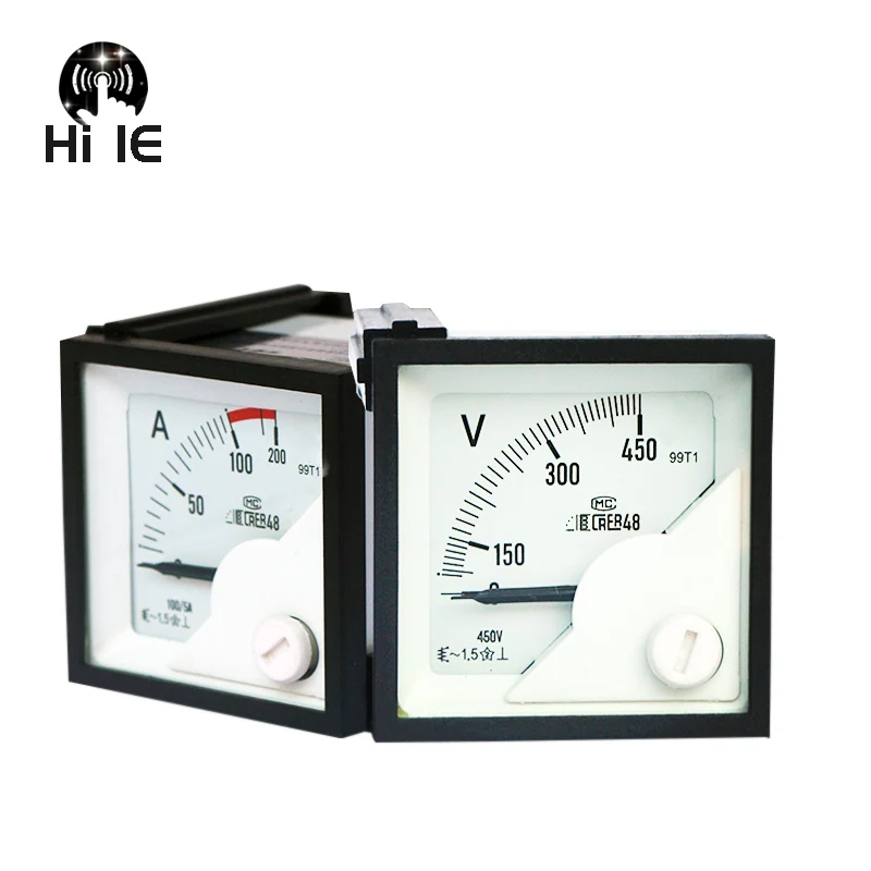 1PCS 99T1 AC Pointer Ammeter Voltmeter 3 Phase Transformer Analog Ammeter Panel Head
1PCS 99T1 AC Pointer Ammeter Voltmeter 3 Phase Transformer Analog Ammeter Panel Head