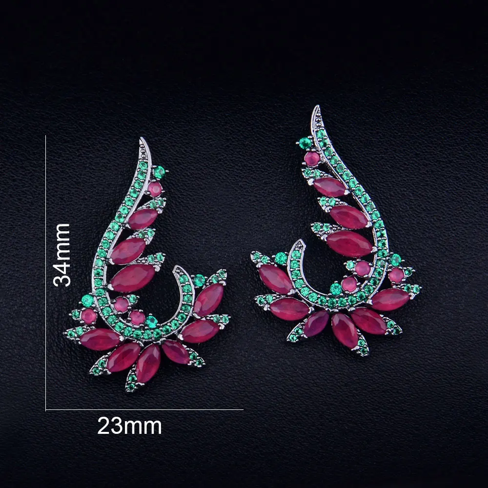 Elegant 2017 New Fashion Colorful Cubic Zirconia Stud Earrings Brand Stud Earrings for Women and Girl
Elegant 2017 New Fashion Colorful Cubic Zirconia Stud Earrings Brand Stud Earrings for Women and Girl