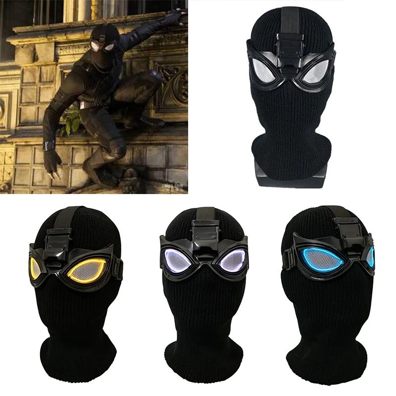Movie Spider-Man Far From Home Night monkey mask Cosplay prop Accessories Peter Parker SpiderMan Superhero LED Masks
Movie Spider-Man Far From Home Night monkey mask Cosplay prop Accessories Peter Parker SpiderMan Superhero LED Masks