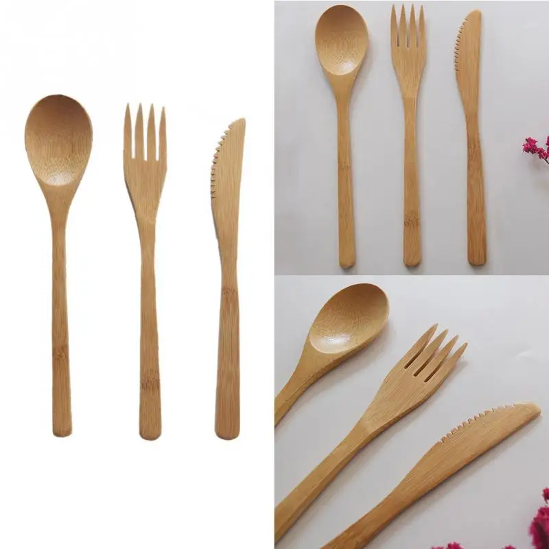 3pcs/set Outdoor Tableware Picnic Traveling Hiking Camping Cutlery Utensils Portable Dinnerware Bamboo Knife Fork Spoon Set
3pcs/set Outdoor Tableware Picnic Traveling Hiking Camping Cutlery Utensils Portable Dinnerware Bamboo Knife Fork Spoon Set