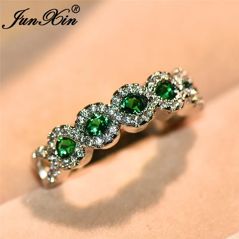 JUNXIN 90% OFF! Luxury Single Row Zircon Red/Green Rings For Women European Style May/July Birthstone Stackable Midi Ring Gifts
JUNXIN 90% OFF! Luxury Single Row Zircon Red/Green Rings For Women European Style May/July Birthstone Stackable Midi Ring Gifts