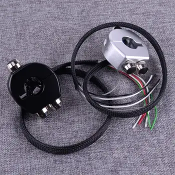 3 in 1 12V Aluminum alloy Cafe Racers Custom Motorcycle Handlebar Button Latch CNC Switch
3 in 1 12V Aluminum alloy Cafe Racers Custom Motorcycle Handlebar Button Latch CNC Switch