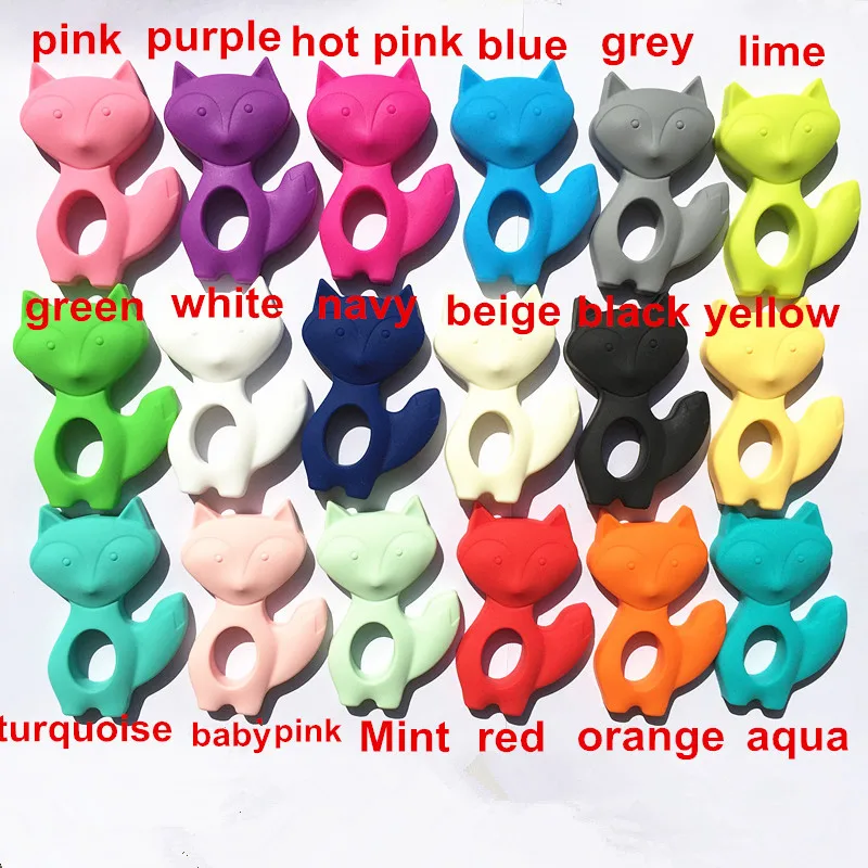 NEW 5pcs/lot Silicone Teething Fox Pendant Jewelry Pendant - Organic BPA Free Silicone Teether Pendant Toys for Nursing Moms
NEW 5pcs/lot Silicone Teething Fox Pendant Jewelry Pendant - Organic BPA Free Silicone Teether Pendant Toys for Nursing Moms