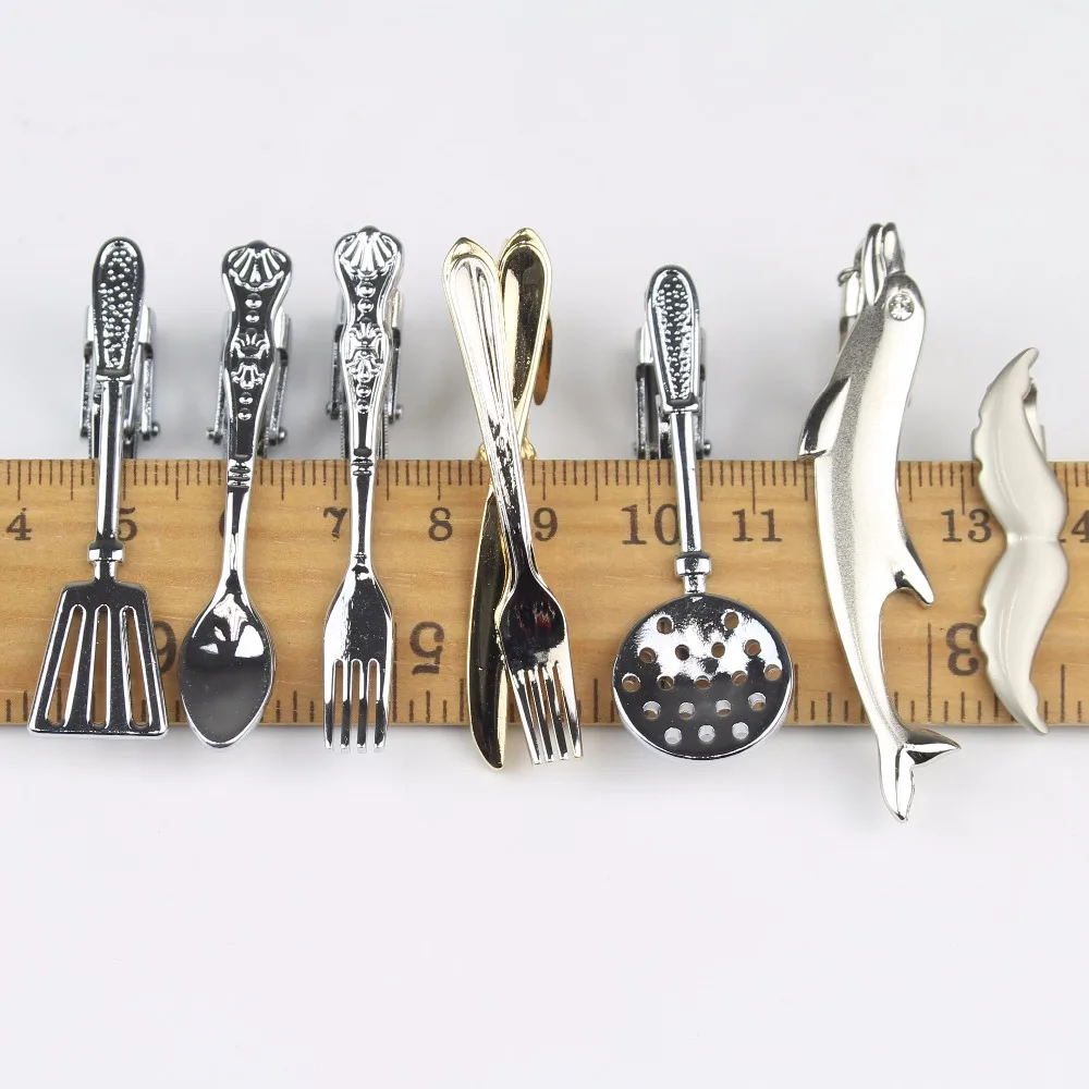 Men's Neck Tie Pin Clips Clasp Silver Chrome Stainless Steel Jewelry Fork Spoon Groom Usher Men's Clothing Accessories
Men's Neck Tie Pin Clips Clasp Silver Chrome Stainless Steel Jewelry Fork Spoon Groom Usher Men's Clothing Accessories