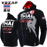 VSZAP MMA Boxing Sports Jersey Thai Boxing Fight Sweatshirts Casual Sweatshirts Boxing Muay Thai Boxing Muay Thai Tights mma image