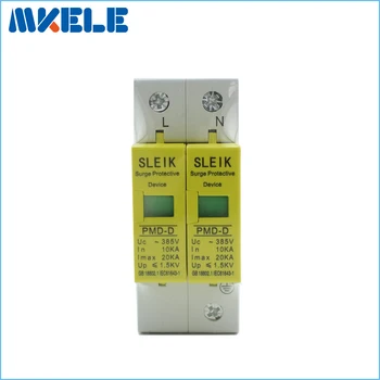 SPD 1P+N 10KA~20KA ~385VAC House Surge Protector Protective Low-voltage Arrester Device
SPD 1P+N 10KA~20KA ~385VAC House Surge Protector Protective Low-voltage Arrester Device