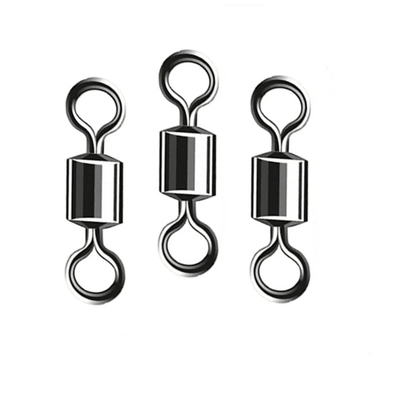 100PCS/Lot American Rolling Swivels 1# 2# 4# 6# 8# 10# 12# 14# Sea Rock Fishing Swivels Connector Tackle Accessory
100PCS/Lot American Rolling Swivels 1# 2# 4# 6# 8# 10# 12# 14# Sea Rock Fishing Swivels Connector Tackle Accessory