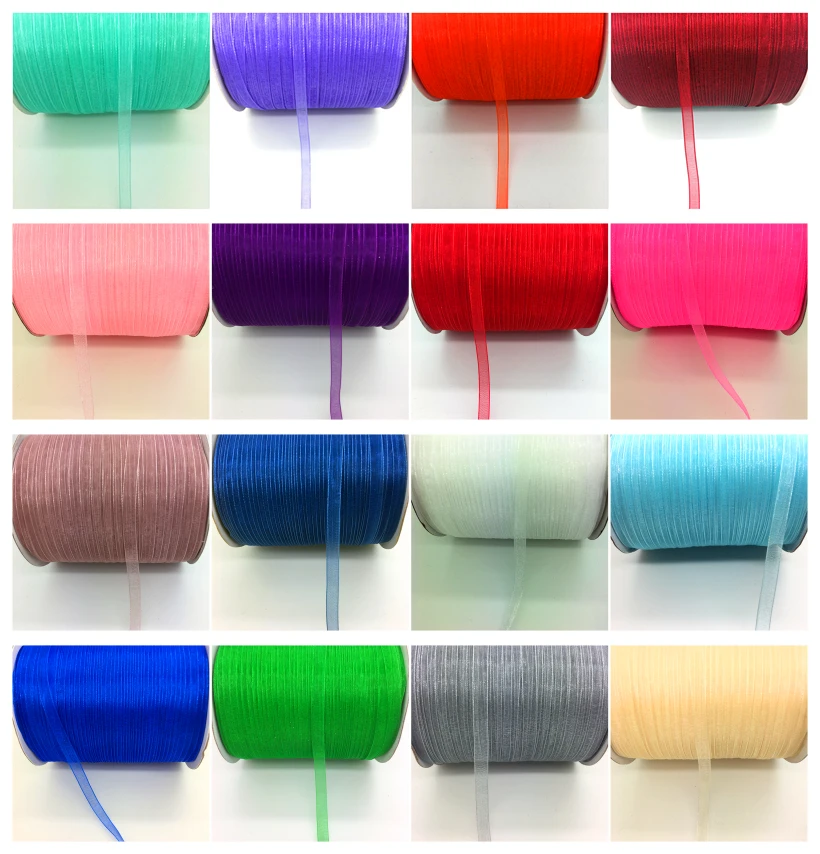 Free Shipping 10yds/lot 1/4" 6mm Organza Ribbon Bow Hair Wedding Decoration Lace Crafts Pick Color
Free Shipping 10yds/lot 1/4" 6mm Organza Ribbon Bow Hair Wedding Decoration Lace Crafts Pick Color