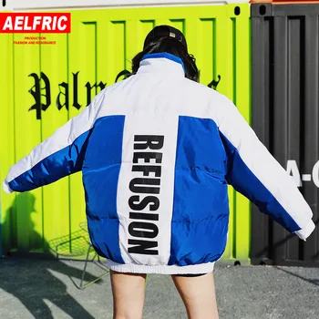 Aelfric New Preppy Style Women Jacket Sportswear Winter Thick Parkas Korea Streetwear Patchwork Hip Hop Warm Jackets Female FK20
Aelfric New Preppy Style Women Jacket Sportswear Winter Thick Parkas Korea Streetwear Patchwork Hip Hop Warm Jackets Female FK20
