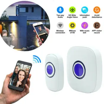 38 Tune Chord Music Waterproof Wireless Door Bell Home Security Wireless Digital Doorbell EU/US Plug 3B17
38 Tune Chord Music Waterproof Wireless Door Bell Home Security Wireless Digital Doorbell EU/US Plug 3B17