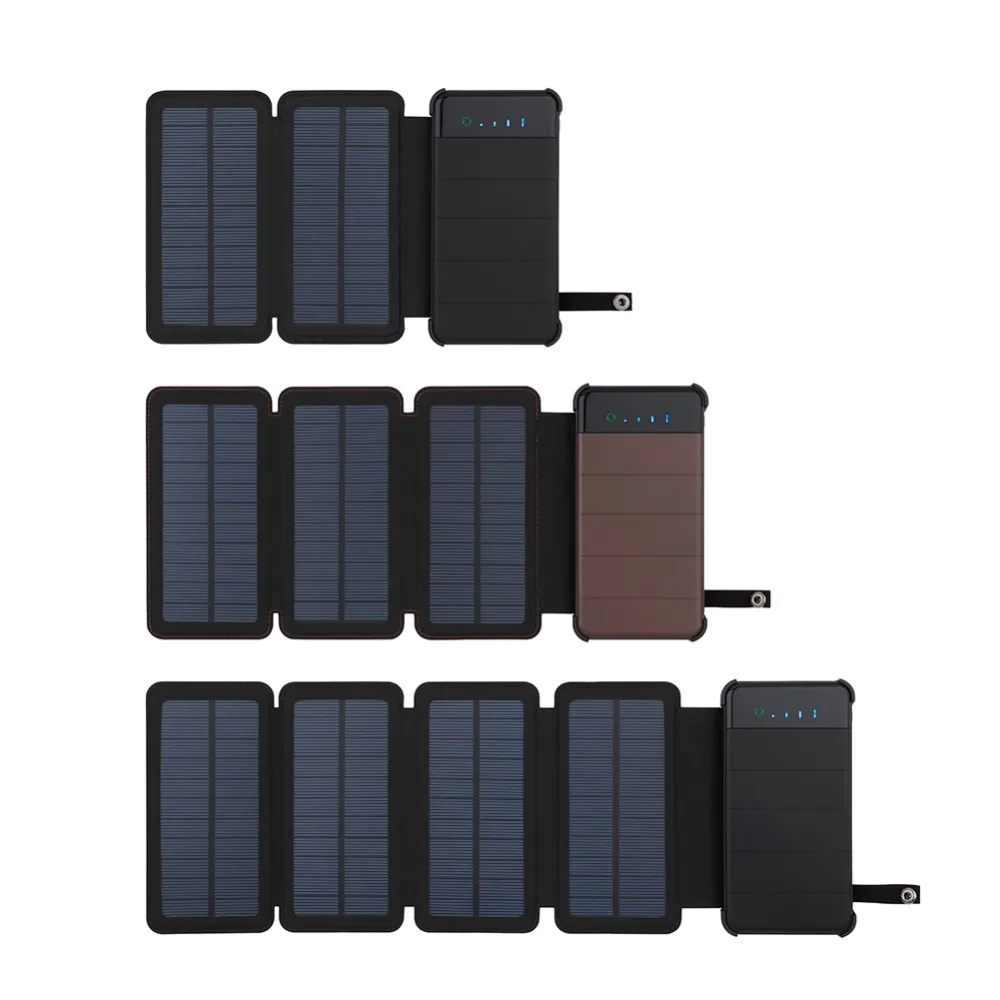 Портативный внешний аккумулятор на солнечной батарее 10000 мАч | Мобильные