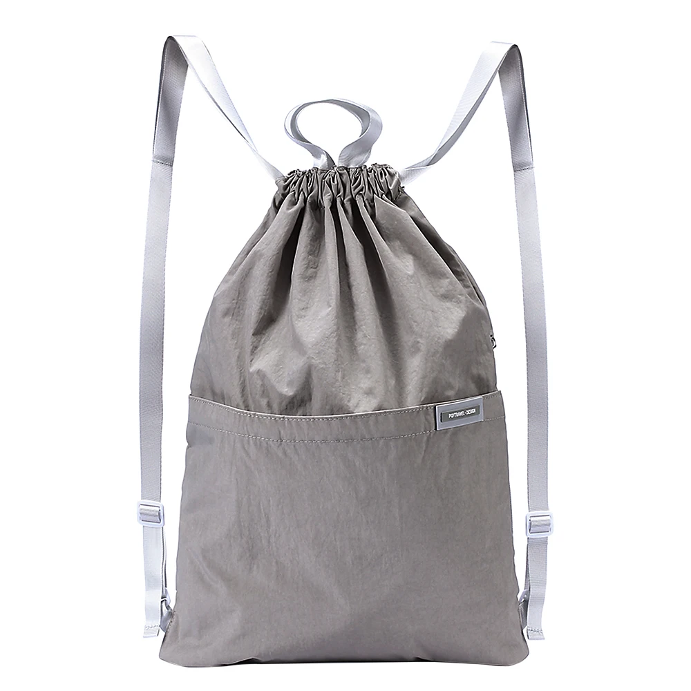 drawstring backpack bag unisex gym string bag gym sack bag with