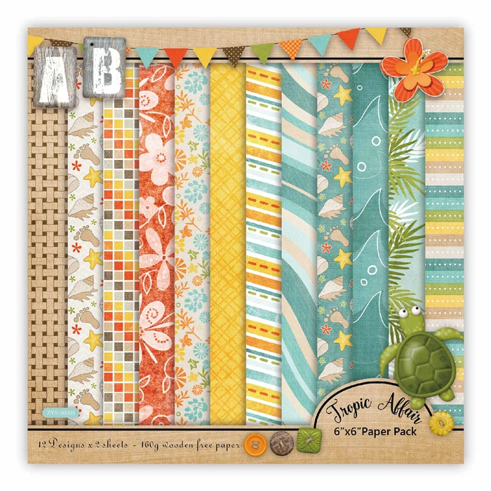 Sea World Scrapbooking paper pack of 24 sheets handmade craft paper craft Background pad 86
Sea World Scrapbooking paper pack of 24 sheets handmade craft paper craft Background pad 86