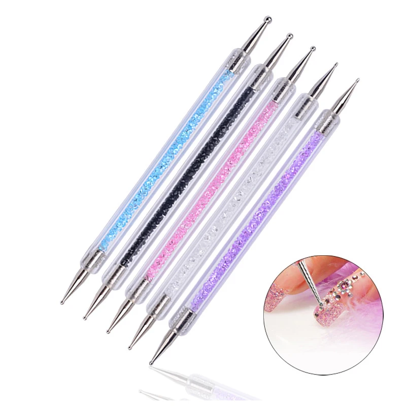 5pcs/set Professional 2 Ways Acrylic Nail Art Care Tips Crystal Painting Dotting Pens Manicure Pen Dot Nails Beauty Tools
5pcs/set Professional 2 Ways Acrylic Nail Art Care Tips Crystal Painting Dotting Pens Manicure Pen Dot Nails Beauty Tools
