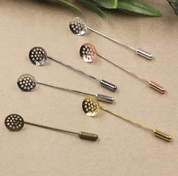 12mm Blank Brooch Bases Vintage Filigree Circle Bezel Brooches Pins w/ Stopper Pins Settings DIY Crafts Findings 
12mm Blank Brooch Bases Vintage Filigree Circle Bezel Brooches Pins w/ Stopper Pins Settings DIY Crafts Findings