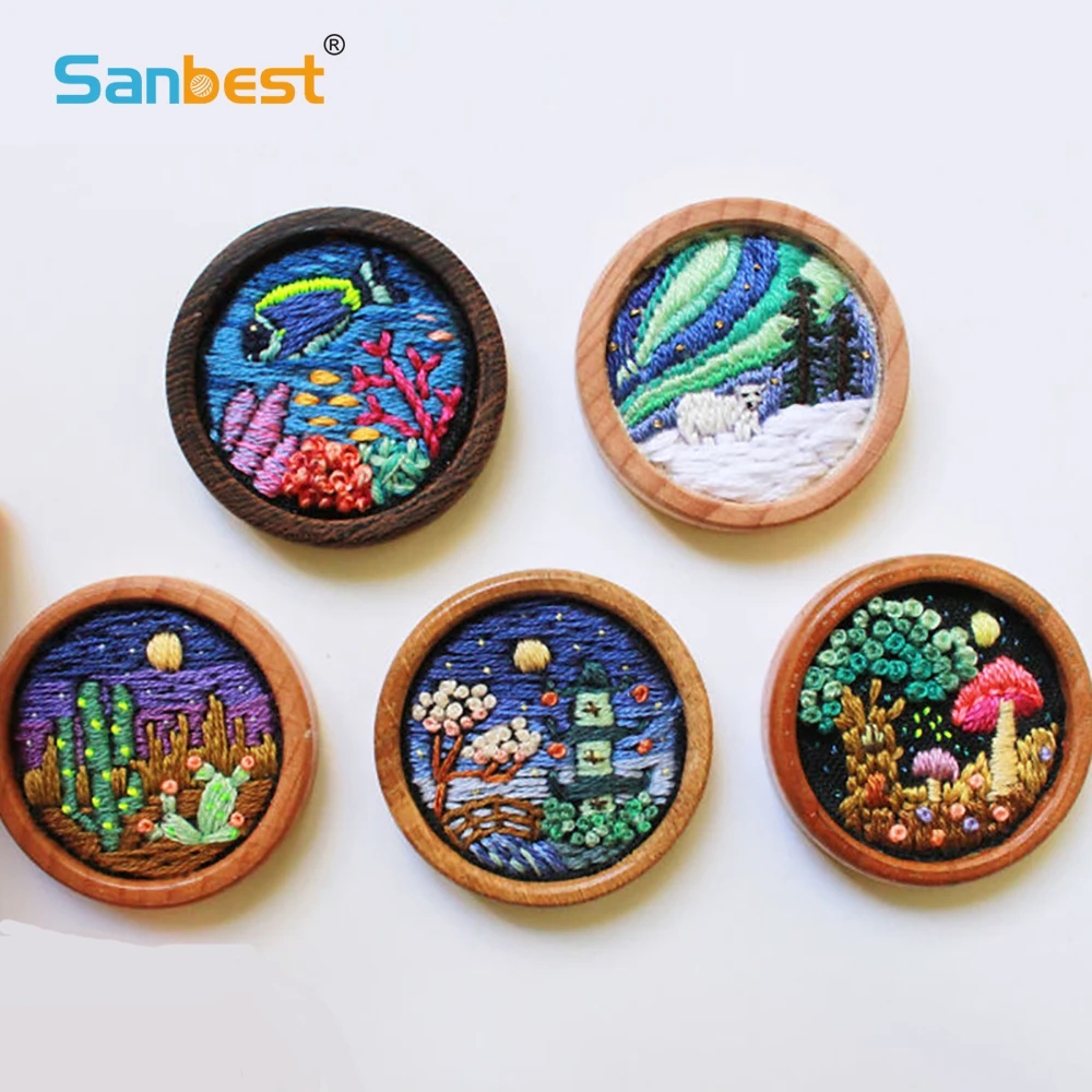 Sanbest Su Embroidery DIY 3D Needlework Practice Kits Cross Stitch Material Suit Frame Thread Embroidery Child Mini Gift
Sanbest Su Embroidery DIY 3D Needlework Practice Kits Cross Stitch Material Suit Frame Thread Embroidery Child Mini Gift