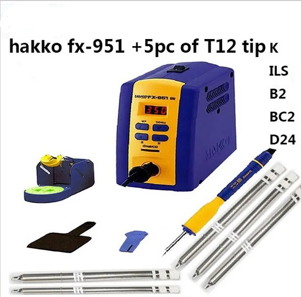 lead-free 220V/110v digital ESD FX-951 Soldering Station fx-951 rework system with 5pc of T12 tip
lead-free 220V/110v digital ESD FX-951 Soldering Station fx-951 rework system with 5pc of T12 tip